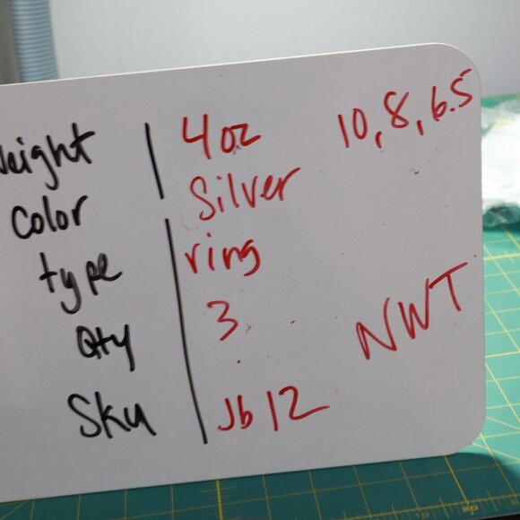 Mesa Ring Larimar Womens Silver Boho Bohemian Gypsy Dainty Gift  Present Holiday - Picture 11 of 15